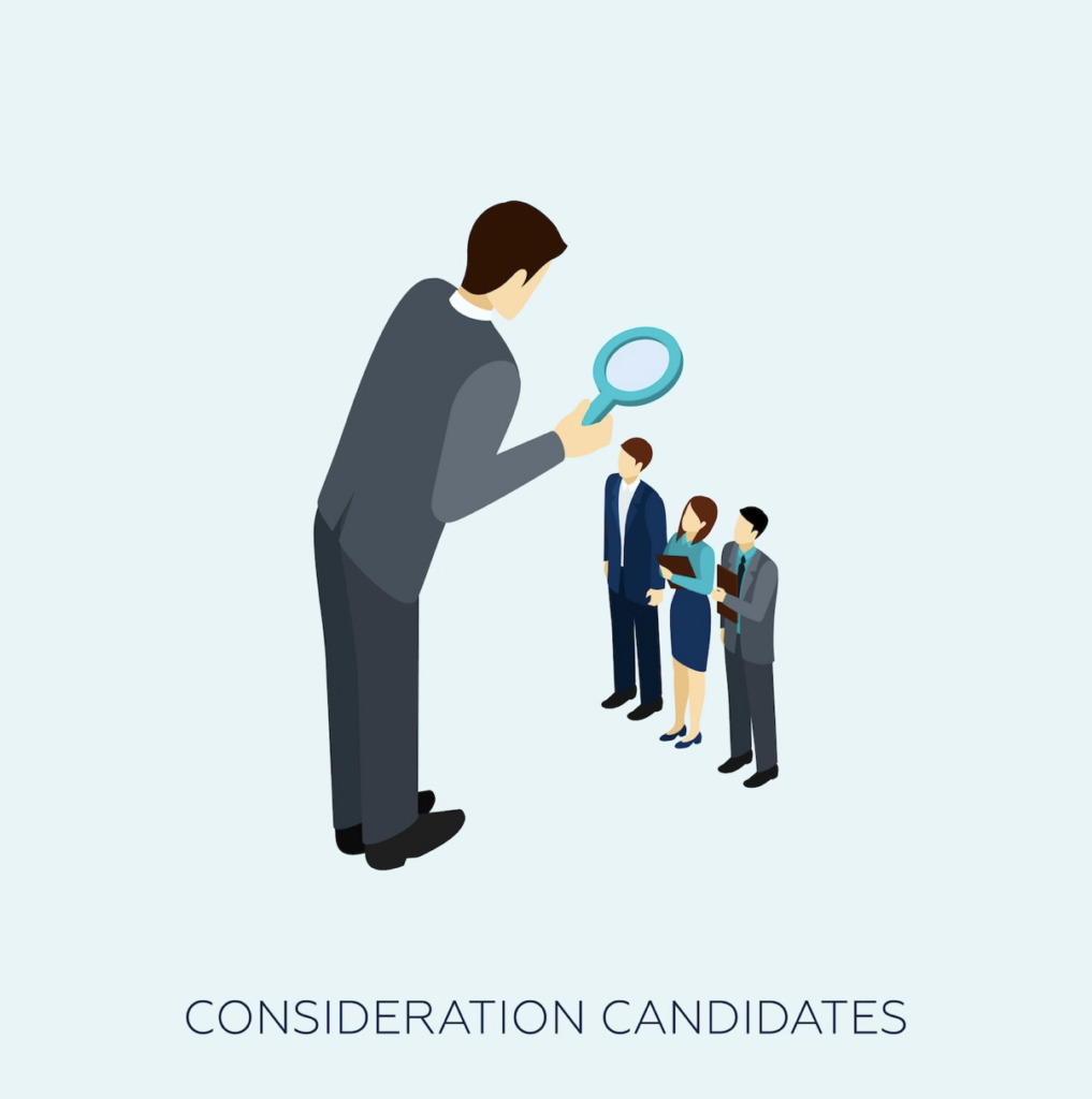 Choosing a candidate