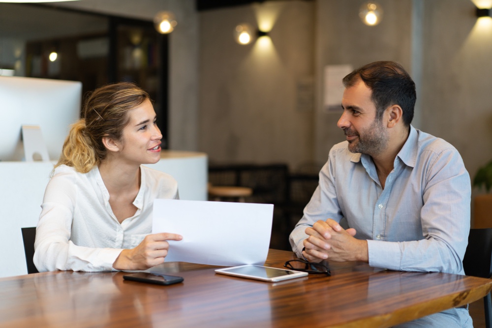 Employees who demonstrate good interpersonal skills by displaying effective non-verbal communication