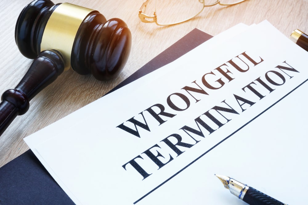 proof of wrongful termination
