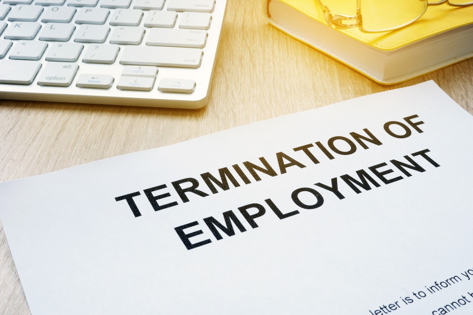 Termination Of Employment Contract Sample Letter South Africa 