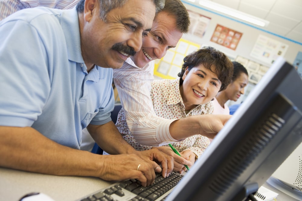 older people learn computer skills