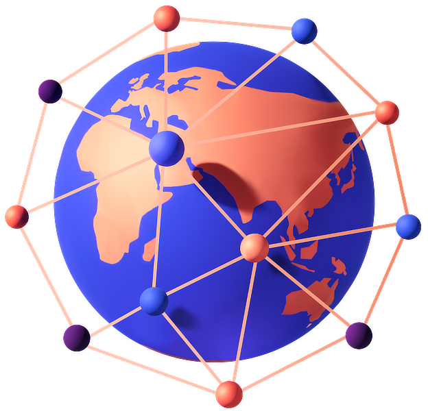 Connected globe